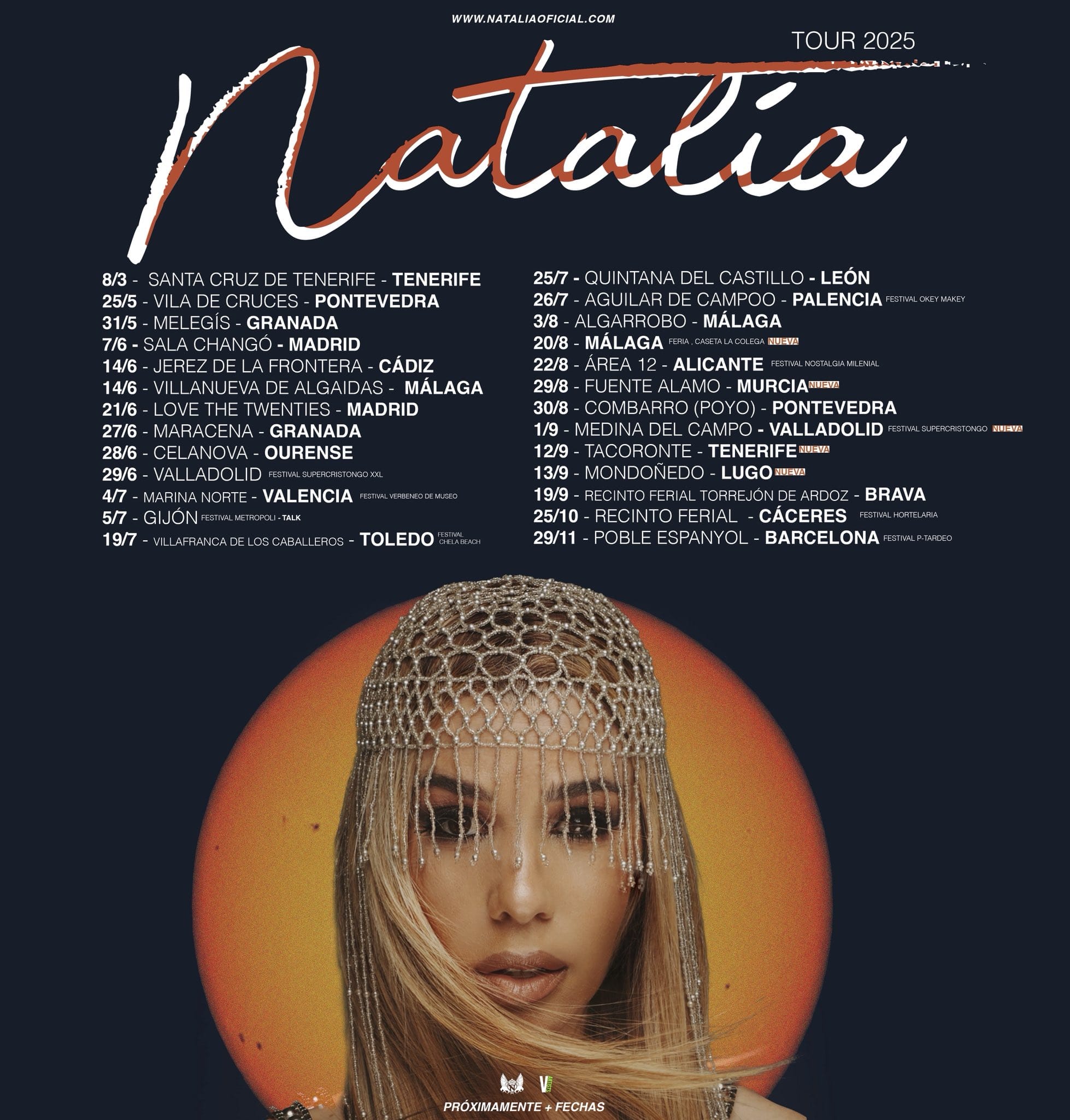 fechas tour 2025